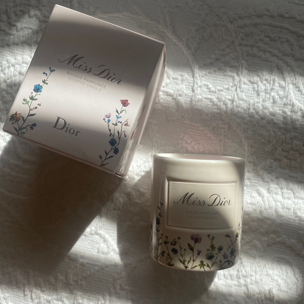 Brand new never used miss dior candle